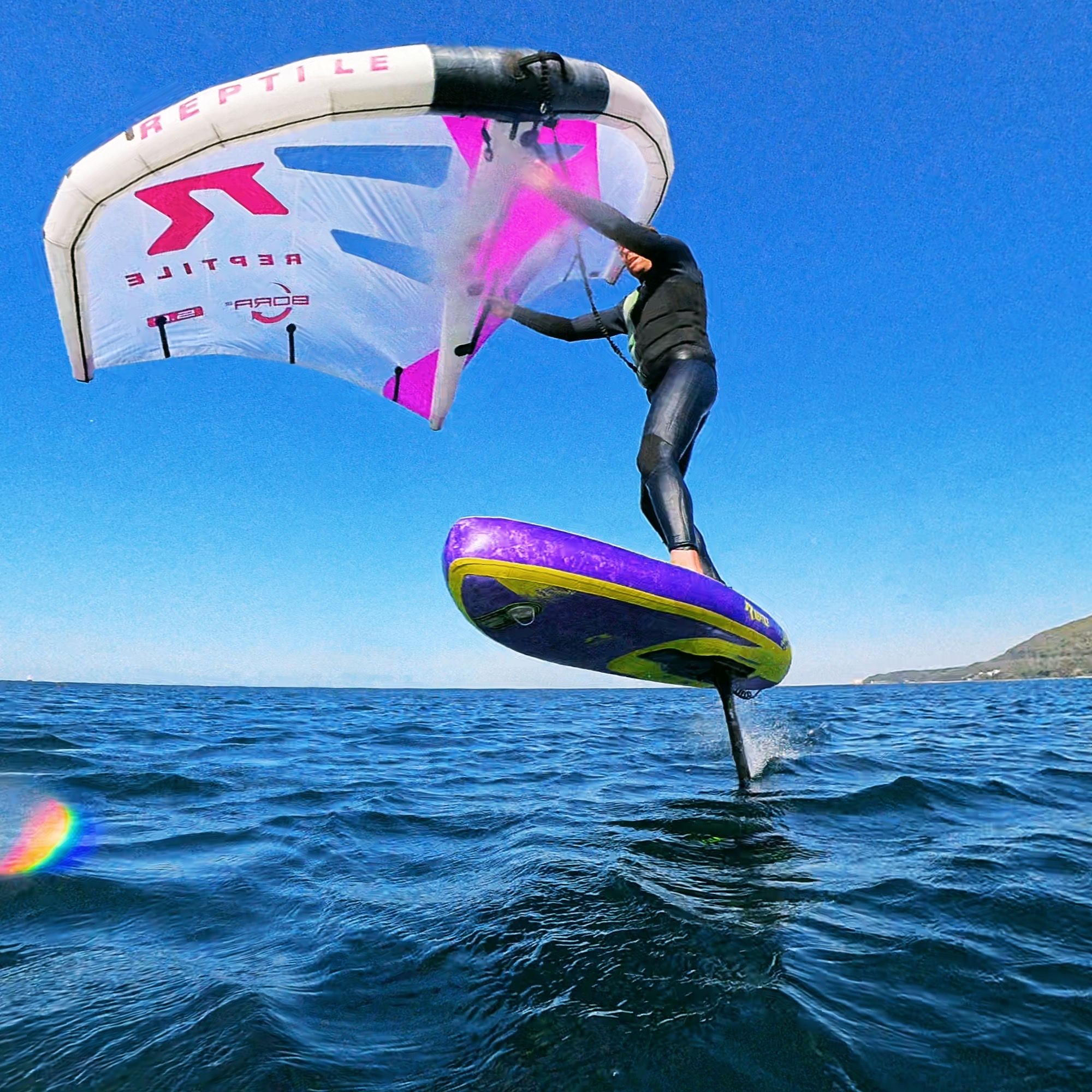 tavola da wing foil gonfiabile reptile ufo glide